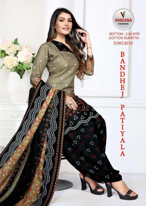 Vandana Bandhej Patiyala Vol-3 indo Cotton Patiyala Dress Material